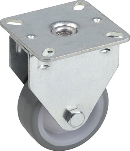 Meister 802860 - Rueda fija (50 mm de diámetro/60 x 60 mm, cojinete de manguito)