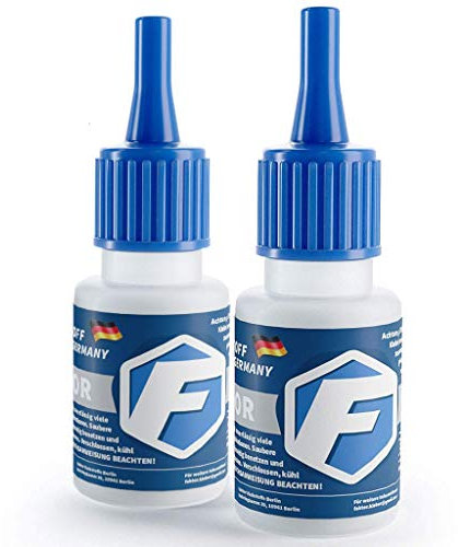 Faktor Kleber super adhesivo Extra fuerte 2 componentes pegamento adhesivo universale multiuso para industria y hogar 2x20 gramos de pegamento
