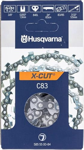 Husqvarna 585550084 X-Cut C83 Sägekette, 61 cm, 0,95 cm Teilung, 0,050 Gauge, 84 DL