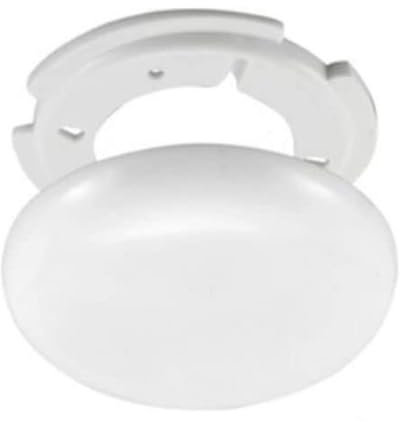 2 pezzi scatola di derivazione a soffitto bianco Ø 13 cm – Pannello piatto a soffitto e copertura del cavo 1,5 cm da parete a baldacchino scatola di distribuzione per collegamento lampada, cavo di