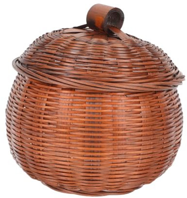 HOLIDYOYO Deckel aus Retro Eierkorb für Vielseitige Aufbewahrung für Früchte Eier und Leicht und Langlebig Perfektes Accessoire für Täglichen Gebrauch