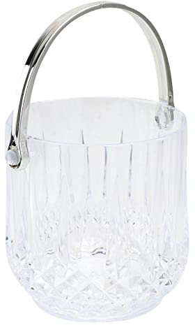 Healifty Seau à Glace De Bar Transparent en Acrylique Résistant Aux Rayures, Capacité pour Glaçons Et Bouteilles, Usage Fête Et Bar, Multifonctionnelle