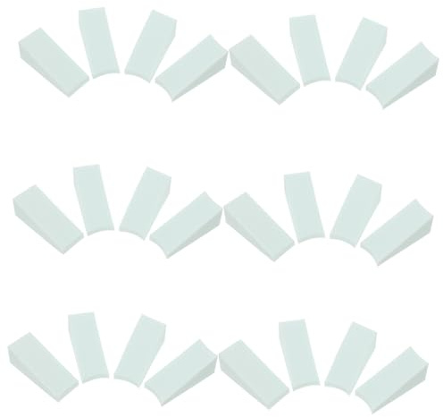 Spugna per Make-up 30 Pezzi in Poliuretano per Fondotinta Bianco | Uso a Secco e Bagnato, Applicazione Uniforme, Adatta a Basi in Polvere e Liquide Colore Casuale