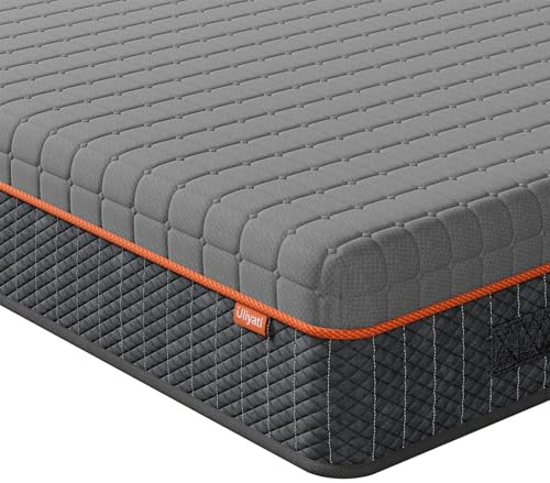 Uliyati 7-Zonen Matratze 90x200 cm H3 Ergonomische Kaltschaummatratze und atmungsaktiver Bezug für kühlen Schlaf und Druckentlastung, Öko-Tex Zertifiziert, 90x200x26 cm