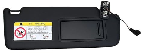 Car Interior Sun Visor For Skoda For Octavia 3 A7 Superb MK3 Rapid For Seat Arona Ateca Ibiza ST 5GG857551 5GG857552 5G0857551 5G0857552 Black Sunvisor(Right Side)
