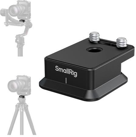 SMALLRIG Schnellwechselplatte für Arca-Swiss-Kompatible Universal-Grundplatte mit 1/4-20-Schraube, für Kamerakäfige, für Hochformataufnahmen - 5802