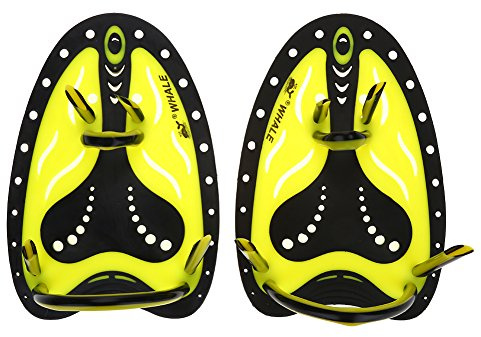 Schwimmpaddels Hand,Paddle Paddle Paddle Pad Für Schwimmen,Tauchflossen,Training Der Hand Zum Schwimmen (M-Gelb)