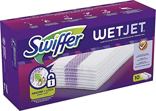 Swiffer Wetjet Besen Spray Refill Reinigungstücher für alle Böden 1x10 Stück
