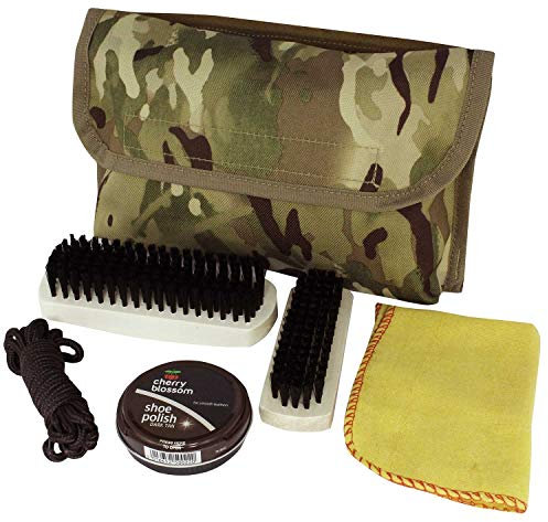 Kammo Tactical MTP Boot Care Kit, Brown Polish