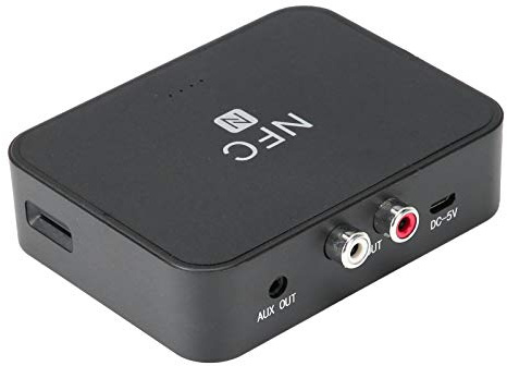cigemay Bluetooth 5.0 trådlöst ljud, musikmottagare stereo ljudhögtalare adapter, stöder minneskort uppspelning/SBC/FLAC/MP3/WAV/APE, för iOS/smarttelefon/Android