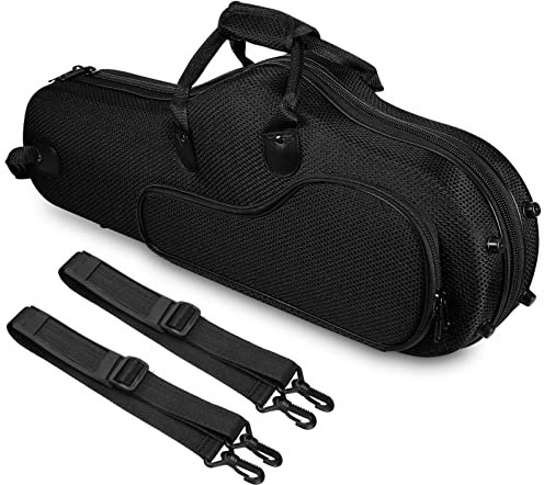 Alto Saxophon Tasche Aus Oxford- Leicht Und Tragbar Mit Abnehmbaren Schultergurten Großes Fassungsvermögen Für Altsaxophon Und Zubehör Für Konzerte Und Musikstudios