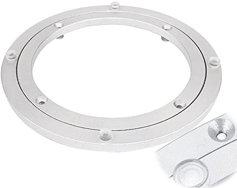 WORDFUN Drehteller Kugellager Rund Aluminium Kugellager 8-28 Zoll Tischplatte Dreh Drehteller Kugellager 360 Grad Für Restaurant, Esstisch, Kuchendekoration, TV-Monitorständer