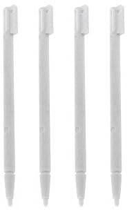 Lot de 4 stylets de rechange pour écran tactile DS (1ère génération NDS) Blanc