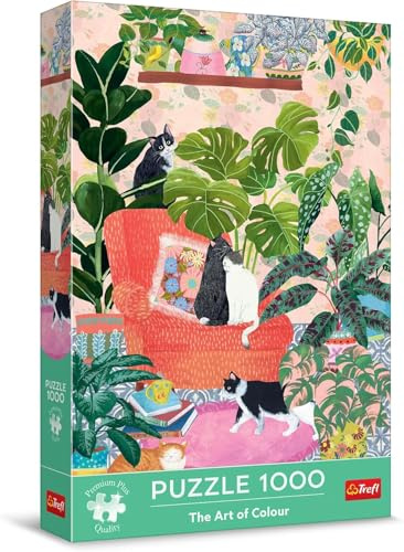 Trefl - Puzzle 1000 The Art of Colour: Zuhause ist es doch am schönsten