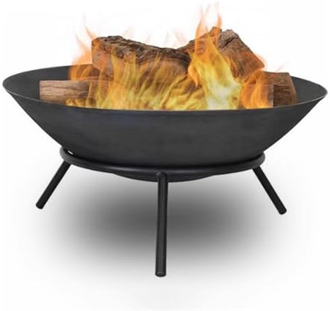 WSNCXFW Braciere Portatile, braciere a Legna per Esterni, Grandi bracieri, Tavolo da Fuoco Rotondo in Metallo Resistente, braciere per Barbecue, Stufa riscaldante, per falò, Patio, Cortile