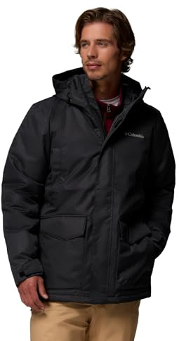 Columbia Pines Lake Parka, Chaqueta Reflectante Omni-Heat, Repelencia Omni-Shield, Capucha Ajustable, Bolsillos de Doble Entrada, Bolsillos Calentamanos, Puños Ajustables - Hombre