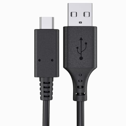 USB Type C Charging Cable for Portable Power Banks Works with Spigen PocketBoost, iWalk, RAVPower, Anker, INIU, BONAI and other USB-C Input Chargers, Replacement USB-C Cord for Fast Recharging