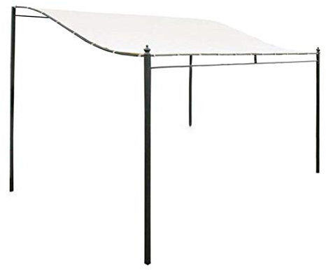 Copertura di ricambio per gazebo in tela impermeabile, 3 x 3 m, per esterni, patio, giardino, prato, pergola, beige, accessori da giardino durevoli