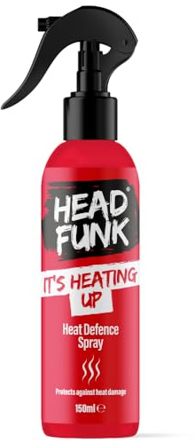 Head Funk Heat Protection Spray for Hair | Protects Against Heat Damage Caused by Styling & Blow Drying, whilst Nourishing Hair Follicles | Leave In Hair Defense Spray (150ml)
