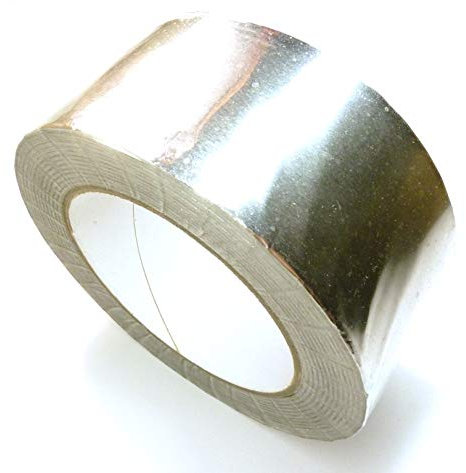 50mm Aluminiumklebeband, Reines Aluminium, Länge: 100m, Aluband, Dampfsperre