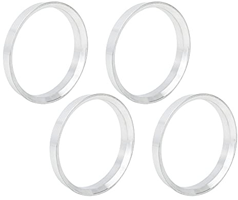 X AUTOHAUX Lot De 4 Bague de Centrage 66.1 à 60.1mm Jante Aluminium Alliage Voiture Moyeu Anneaux Centriques