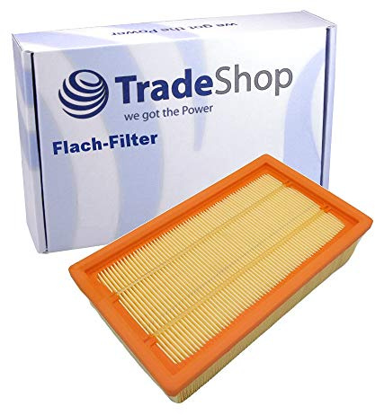 Trade-Shop Flachfalten-Filter Lamellenfilter für Kärcher NT 360 NT 360 Xpert NT 361 NT 361 Eco/Te/M NT 362 Eco NT 40/1 Tact NT 40 Tact L