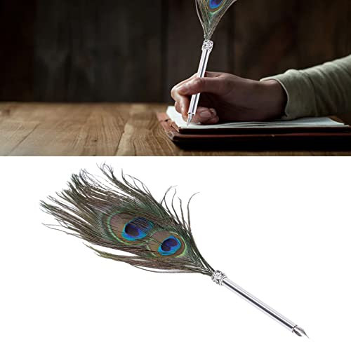 Federstift- Und Tintenset Mit Leerer Tintenflasche, Glitzerndes Federkiel-Set, Kalligraphie-Tauchstift Zum Schreiben von Gastunterschriften Oder Als Geschenk Für Hochzeit, Braut, Büro, Partygeschenke