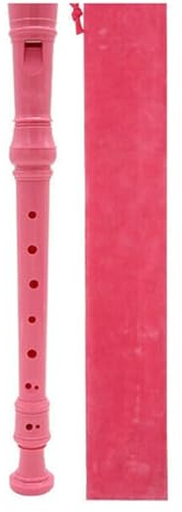 skola blockflöjt Blockflöjt 8-håls Student Åtta-håls Blockflöjt Med Hög Tonhöjd Musikinstrument Nybörjarinträde Rosa Rosa
