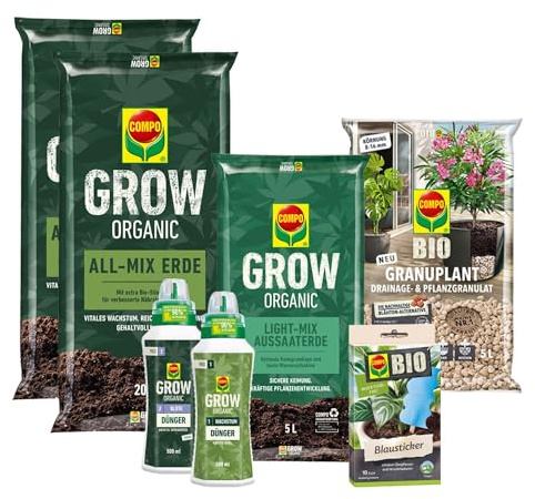 GROW Organic Box M für die Aussaat von Spezialkulturen im Indoor- & Outdoorbereich und eine optimale Wachstums- & Blütenphase Organisch, (Medium)