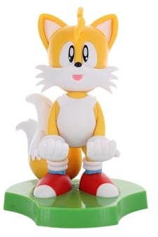 Cableguys Minis Tails Support Telephone et Socle pour écouteurs - Gamer Accessoire pour Setup Gaming et Chambre, Support Smartphone et Petits appareils, Deco Bureau Gaming et Figurines