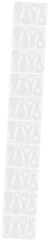 HAWILLOSCH 5sets Unique Shopping Trolley Token Mold Resin Craft Mold DIY Key Ring Supply 2pcs*5