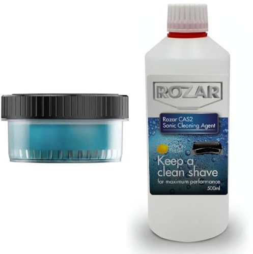 Philips Quick Clean Pod Cartridge CC + Shaver Cleaner Fluid Refill Bottle for 3 Refills, Equivalent to 4 Cartridges, 500ml, Improved Formula with 25% More Isopropyl Alcohol