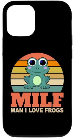 Hülle für iPhone 14 Man I Love Frogs-M.I.L.F.-Funny Saying Frog-Amphibian Lovers