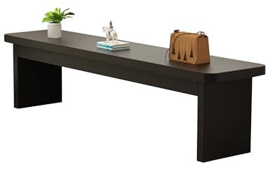 WXZXWXZX Sitzbank Holz Eckbank Esszimmer Holzbank Flur Hocker Bank Esszimmerbank Bettbank Bench Garderobenbank Ottoman Robust und Stabil für Schlafzimmer Badezimmer Küche(160cm(62.99in))