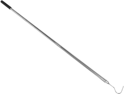 Yardwe Crochet De Récupération Acier Inoxydable Pour Skimmer De Piscine Avec Poteau Amovible Outil Robuste Pour Lever Panier De Skimmer Et Accessoires De Piscine