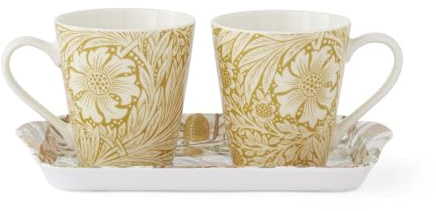 Morris & Co. Juego de taza y bandeja de frutas y caléndula