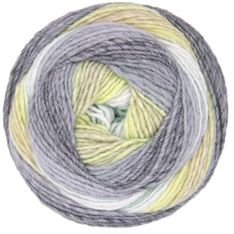 Gründl Wolle Luminosa Bobbel Farbverlaufswolle, Häkelwolle mit Farbverlauf, Strickgarn Nadelstärke 5 bis 6 mm, 200g (02)