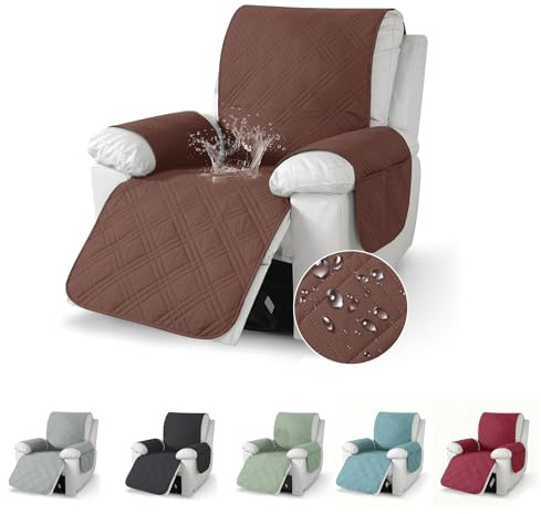 BOYIFEIJIE Cojín para sillón de relax con reposabrazos, antideslizante, impermeable y lavable a máquina, ideal para hogares con niños y mascotas, protección de muebles para sillones de televisión