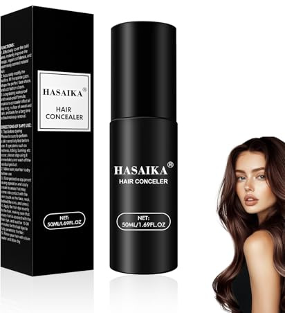 HASAIKA® Haarabdeckstift, Hair Concealer, Haar-Abdeckcreme, Verbirgt Haaransatz und lichte Stellen (hellbraun)
