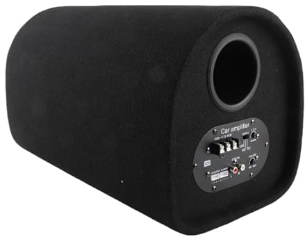 ZASCHMOY 12V Car Subwoofer Bass Speakers Audio Amplifier for Car Audio Modification – High Power, Attractive Design, Easy to Install