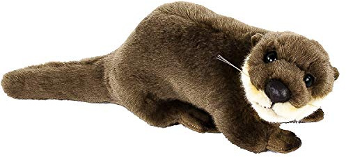 Teddys Rothenburg Kuscheltier Otterbaby, 24 cm, braun, Plüschotter Uni-Toys