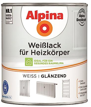 Alpina Weißlack für Heizkörper 750ml glänzend