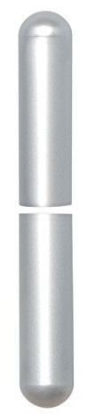 JUVA Ersatz-Kappe Zubehör Aufsteckhülse für Tür-Scharnier Abdeckung für Möbel-Scharnier - SFS Intec | für 3-DIM Band Ø 15 Bandhöhe 92 mm | Alu verchromt matt | 1 Paar