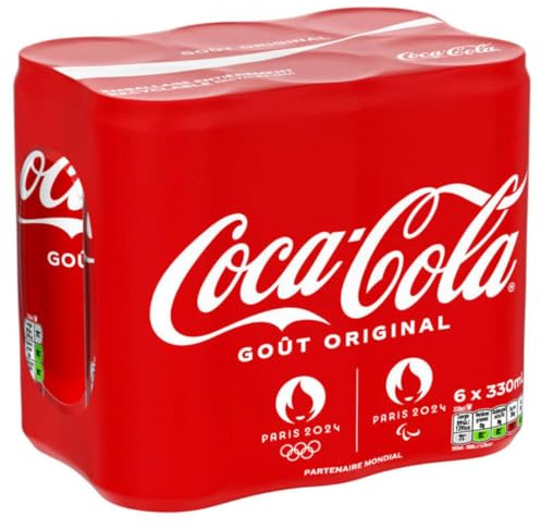 Coca-Cola Coca-Cola Original - Confezione da 6 lattine da 33 cl