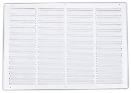 zlw-shop 1 0PCS W24 x h16 Acero Blanco Retorno de Aire Rejilla de Aire ventilación ventilación Techo Cubierta de Techo Registro de Aire Registro ventilación Rejillas rectangulares