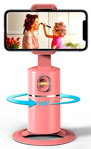 Support de téléphone Intelligent Selfie Stick ,Camera suivi AI automatique Photos et vidéos 360° - Stream Live - Appels vidéo - Caméraman intelligent - Vlog Chat vidéo en Direct pour iPhone ou Android