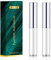 Lanciley Eyelash Glue 2 Pcs Super Strong Hold Clear False Eyelash Glue with Brush Applicator Eyelash Adhensive Glue for Strip Lash Cluster Lashes Waterproof Lash Glue Fast Drying
