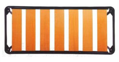 Reti D'Amora Rete Letto Ortopedica Singola 80x190 cm Doghe Larghe in Legno di Faggio e Struttura Acciaio Piedi Avvitabili VARIE MISURE (80x190)