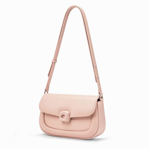 LA FESTIN Borsa a tracolla in pelle di vacchetta da donna - Tracolla regolabile Crossbody Borse del progettista per le donne con chiusura a fibbia