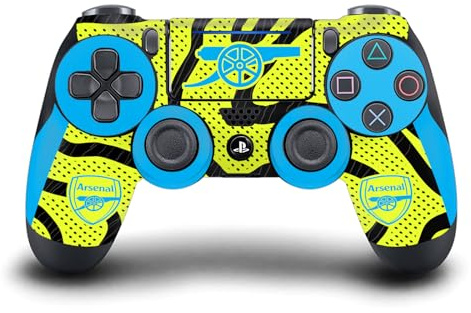 Head Case Designs Officially Licensed Arsenal FC Away 2023/24 Crest Kit Vinyl Sticker Gaming Skin Decal Cover Compatible With Sony PlayStation 4 PS4 DualShock 4 Controller